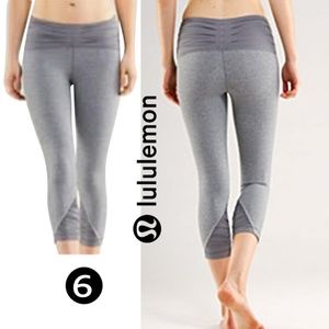 Lululemon Embrace Crop Heathered Grey